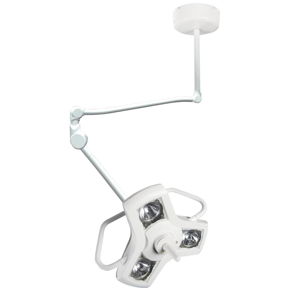 Light Surgical Procedure AIM-100® Single Ceiling Mount Quartz Halogen 35 Watt White Minor Surgery by Burton Medical Products, Inc.  ID A100SC